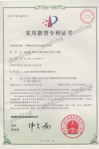 实用新型专利证书
